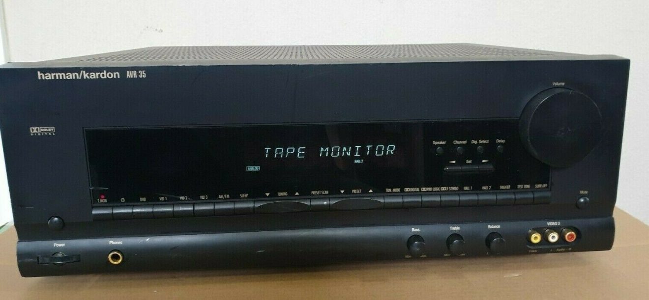Harman Kardon AVR 35 AVR35 5.1 Channel 200 W Receiver Dolby Digital